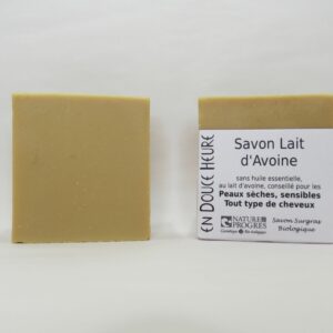 Savon lait d'Avoine - peau sèche -100 g
